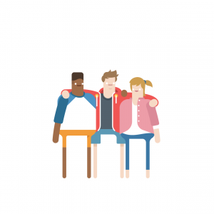 Group of housemates