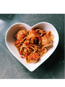 Valentines Day Meat-free meatballs