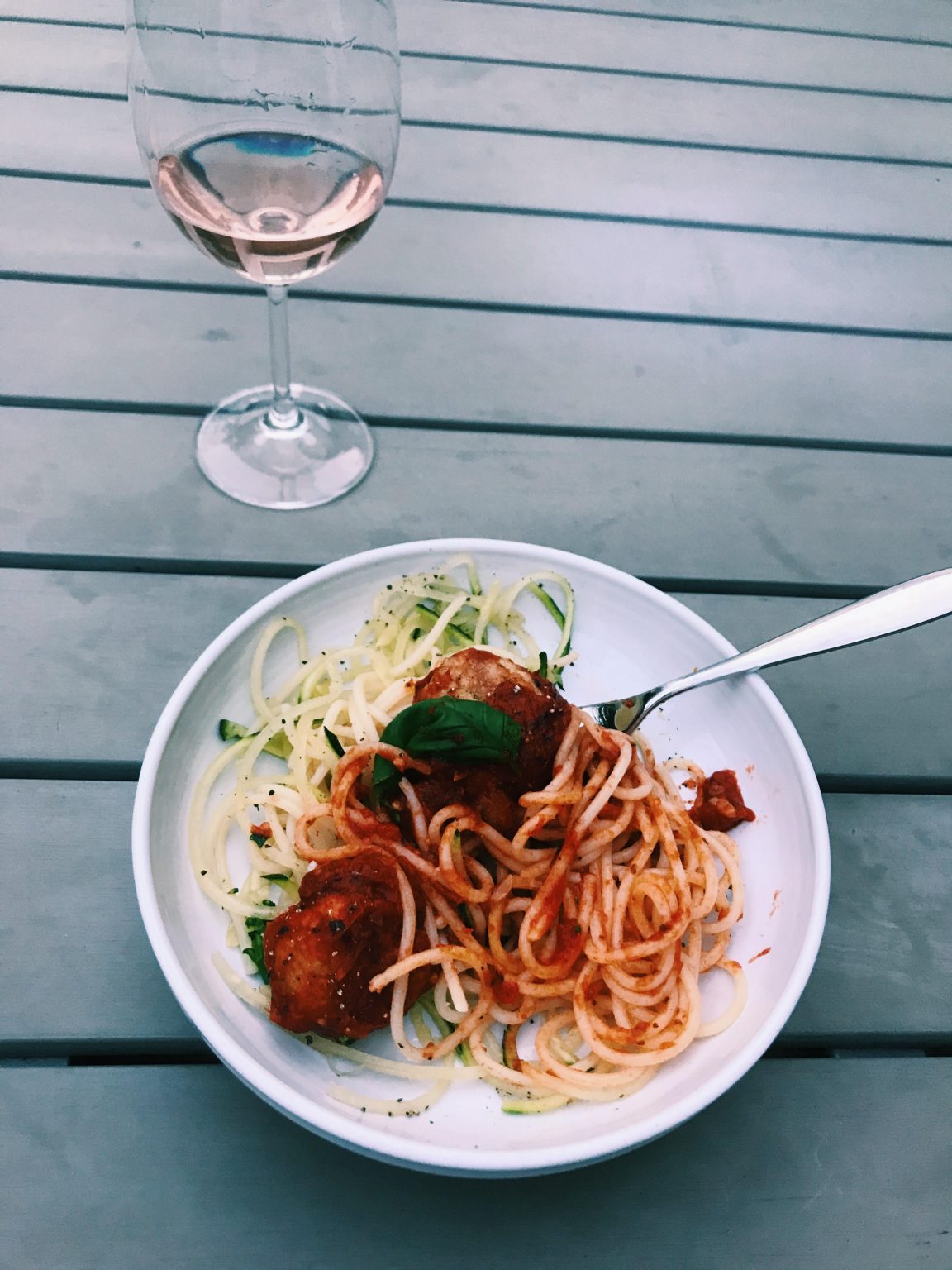 Flavour of the Month Turkey Meatballs Spaghetti & Courgetti Bolognese
